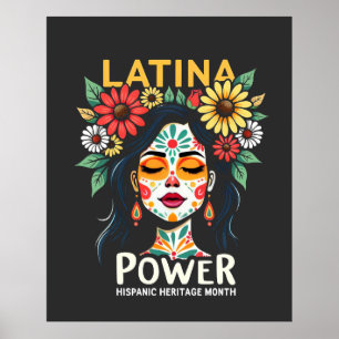 Affiche Latina Power Mois du patrimoine hispanique