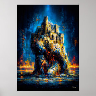 Affiche L'Atlas de la Ruine – Expressionnisme Monumental
