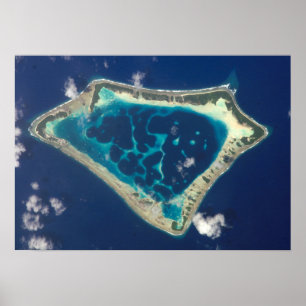 Affiche L'atoll d'Atafu au Tokélao