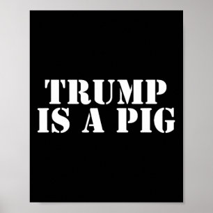 Affiche L'Atteinte De Trump Est Une Manifestation Contre T