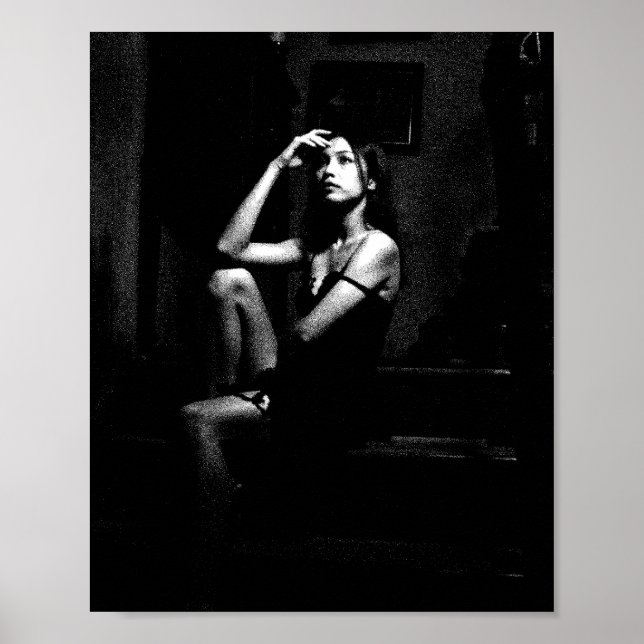 Affiche L'Attente De L'Escalier (Devant)