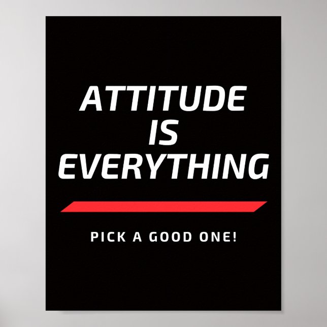 Affiche L'attitude est tout (Devant)