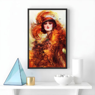 Affiche L'attrait des yeux verts, Barrière