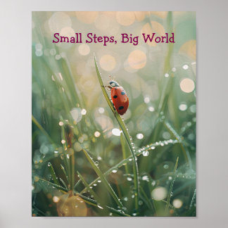 Affiche L'Aube Douce Ladybug : La beauté paisible de la na