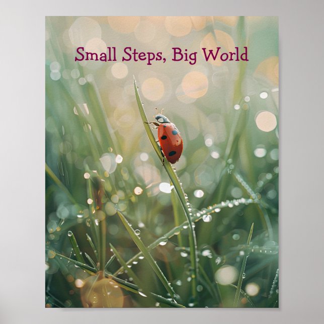 Affiche L'Aube Douce Ladybug : La beauté paisible de la na (Devant)