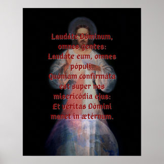 Affiche Laudáte Dominum Imprimer (grand)
