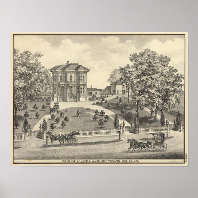Affiche Laugenour residence, Woodland (Devant)
