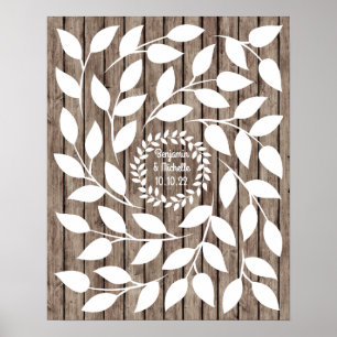 Affiche Laurel - Alternative au livre d’or 50 signatures