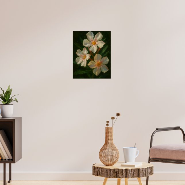 Affiche Laurier-rose : Impressionnisme d'élégance toxique  (Salon 3)