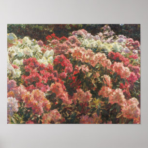 Affiche Laurits Tuxen - Rhododendron Dans le jardin de Tux