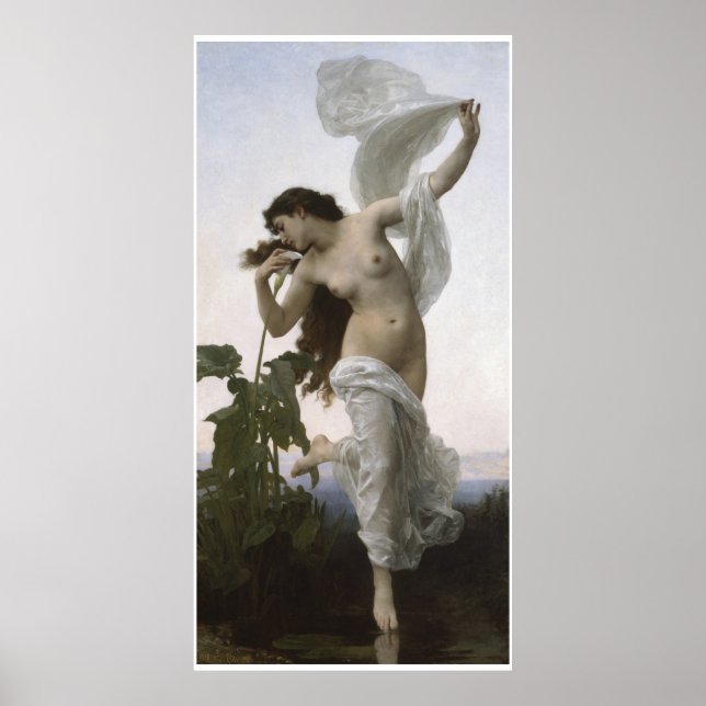 Affiche L'Aurore Dawn William-Adolphe Bouguereau (Devant)
