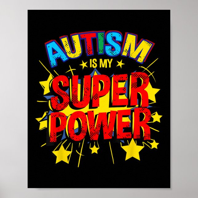 Affiche L'autisme est ma Sensibilisation sur l'autisme de  (Devant)