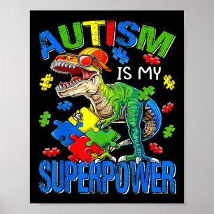 Affiche L'autisme est ma superpuissance Sensibilisation su