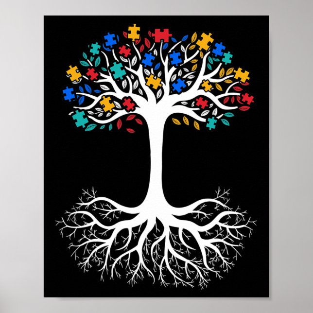 Affiche L'Autisme Ne Vient Pas Avec Une Handicap Manuelle  (Devant)