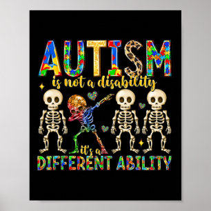 Affiche L'autisme n'est pas un handicap C'est une capacité