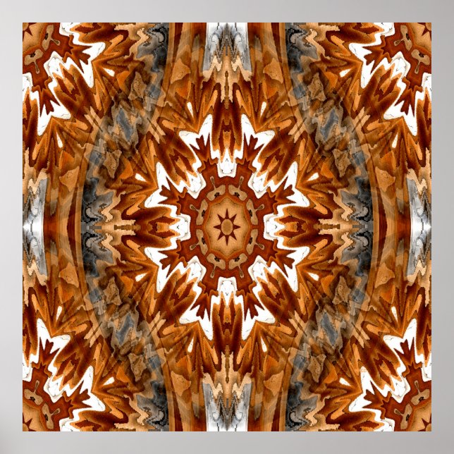 Affiche L'automne amérindien.... (Devant)