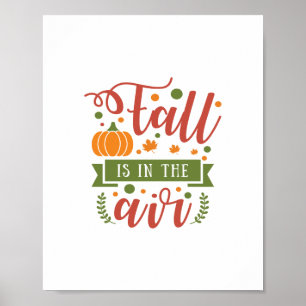 Affiche L'automne est dans l'air