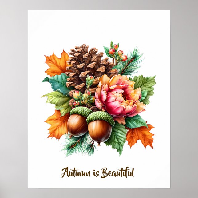 Affiche L'automne est magnifique (Devant)