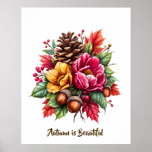 Affiche L'automne est magnifique (Devant)
