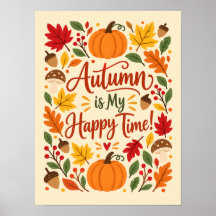 L'automne est mon moment heureux !