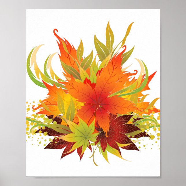 Affiche L'automne part Thanksgiving (Devant)