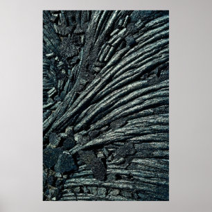 Affiche Lava, Parc national des volcans d'Hawaii, États-Un