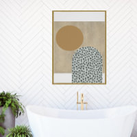 Lavage Abstrait de chaux en or neutre