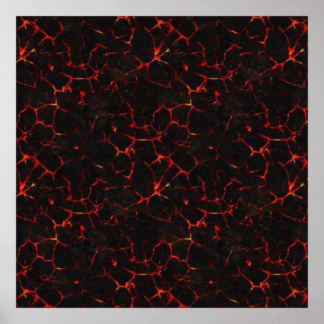 Affiche Lave chaude tombante (Devant)