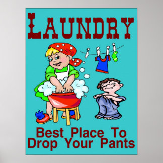Affiche Lave-linge : Le Meilleur Endroit Pour Déposer Les