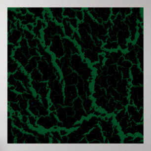 Affiche Lave spatiale fissurée - Forêt