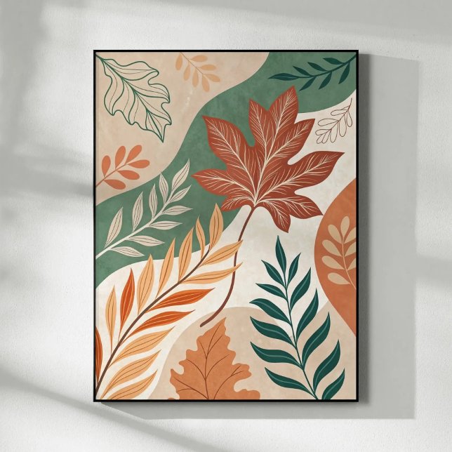 Affiche L'avènement de l'automne : un voyage botanique Abs (Créateur téléchargé)