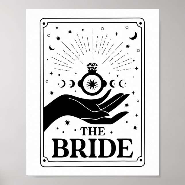 Affiche L'avenir de la mariée Mme Tarot Gothic Bridal Part (Devant)