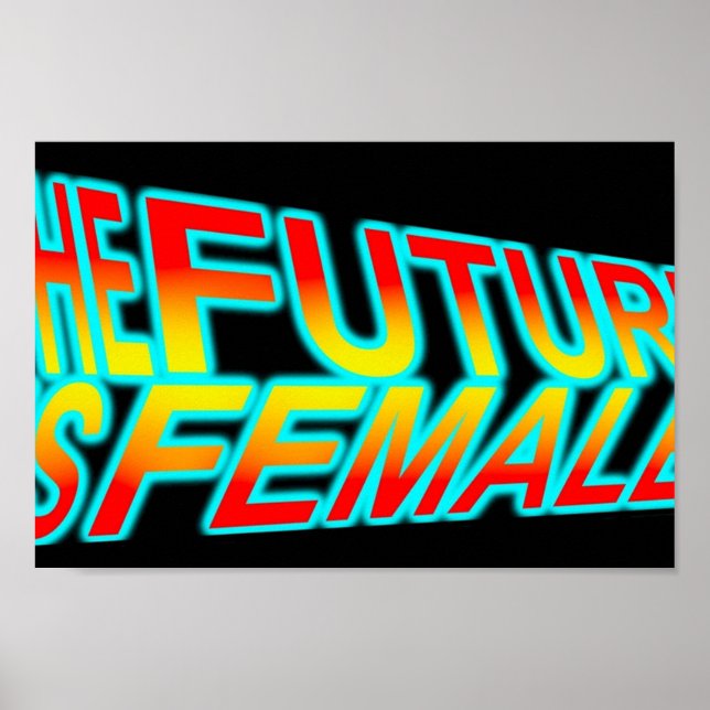 Affiche L'avenir est féminin (Devant)