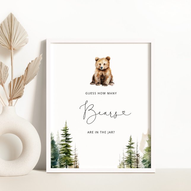 Affiche L'aventure attend de deviner combien d'ours dans l (Créateur téléchargé)