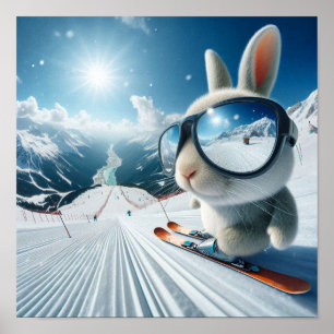 Affiche L'aventure de ski de Bunny