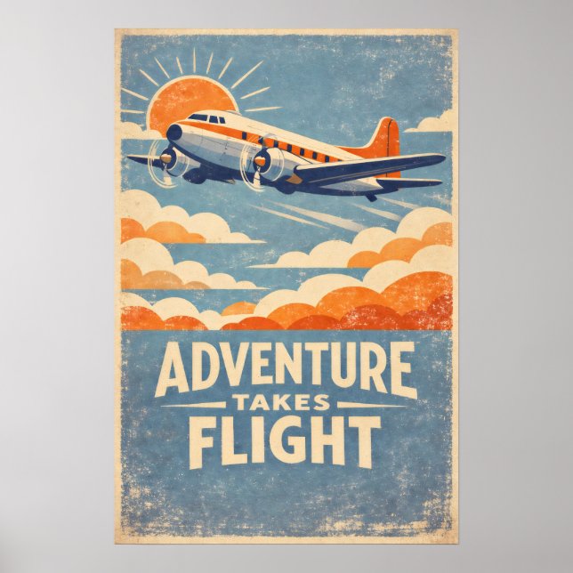 Affiche L'aventure prend son envol (Devant)