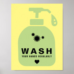 Affiche Lavez-vous les mains
