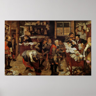 Affiche L'avocat de village, 1621