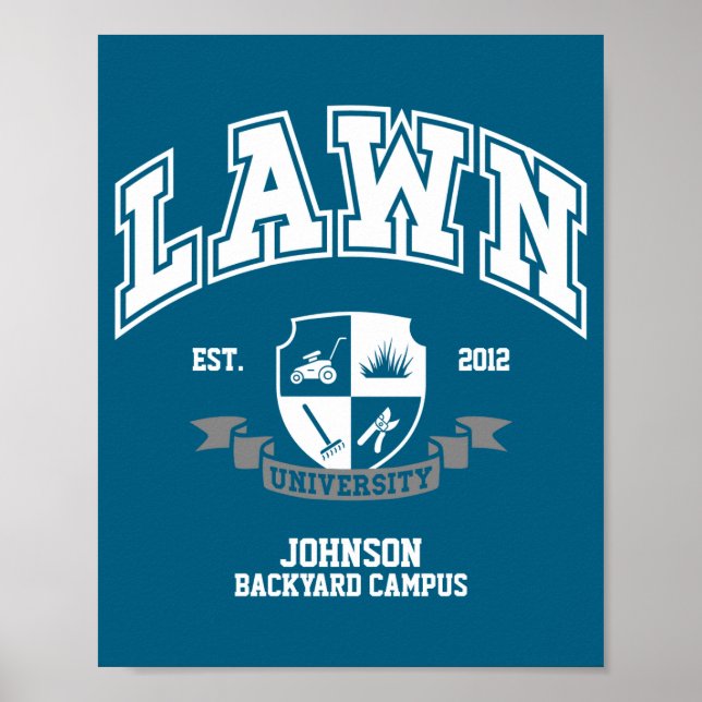 Affiche Lawn Mowing Funny Yard Work For Dad Grandpa _1  (Devant)