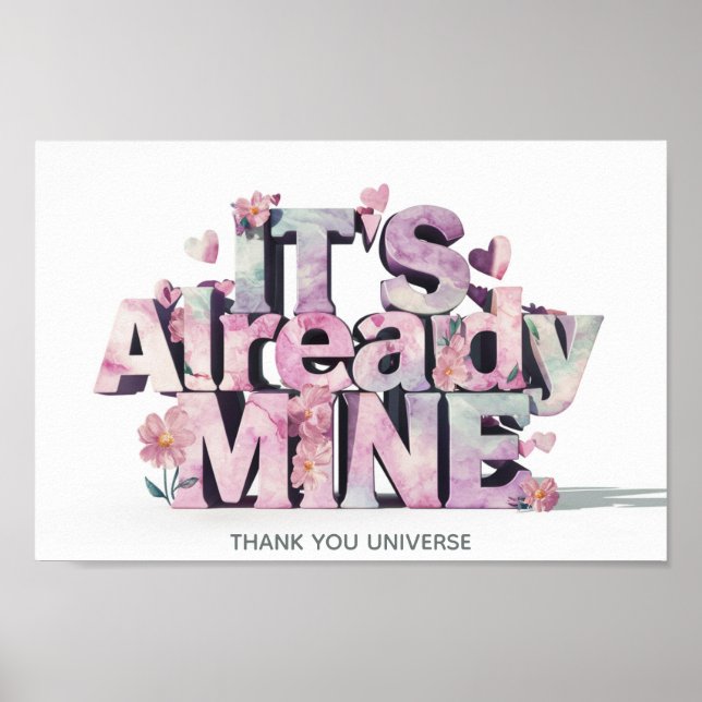 Affiche *~* Lawof Attraction Manifestation Whimsical AP85 (Devant)