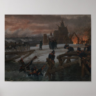 Affiche Lawrence Alma-Tadema - Le capitaine Benthien sur l