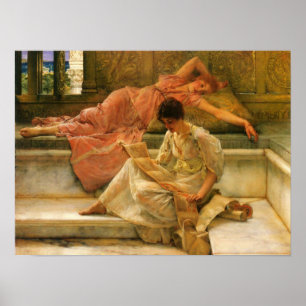 Affiche Lawrence Alma-Tadema - Un poète préféré