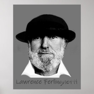 Affiche Lawrence Ferlinghetti