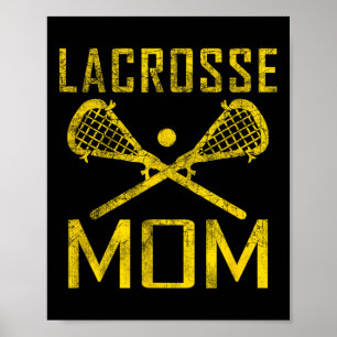 Affiche Lax Maman Lacrosse Maman Joueuse Favorite Fête des