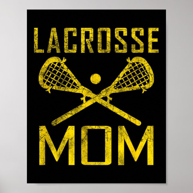 Affiche Lax Maman Lacrosse Maman Joueuse Favorite Fête des (Devant)