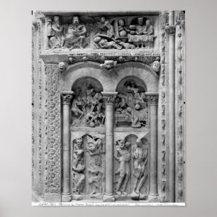 Affiche Lazarus and the Rich Man, from the south portal