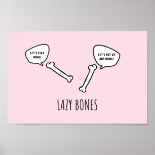 Affiche Lazy Bones Funny