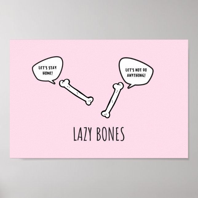 Affiche Lazy Bones Funny (Devant)