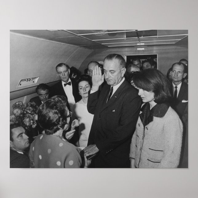 Affiche LBJ Prononce Le Serment Sur L'Air Force One (Devant)