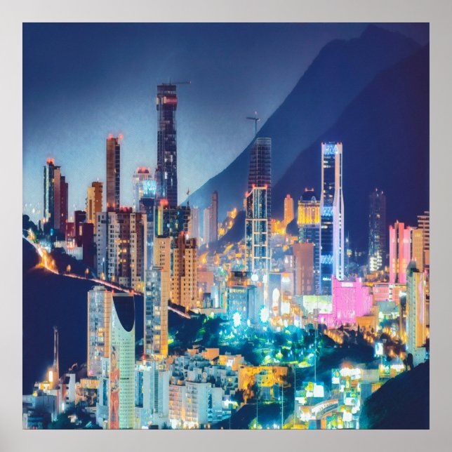 Affiche ldo MONTERREY - Nouveau-Mexique (Devant)